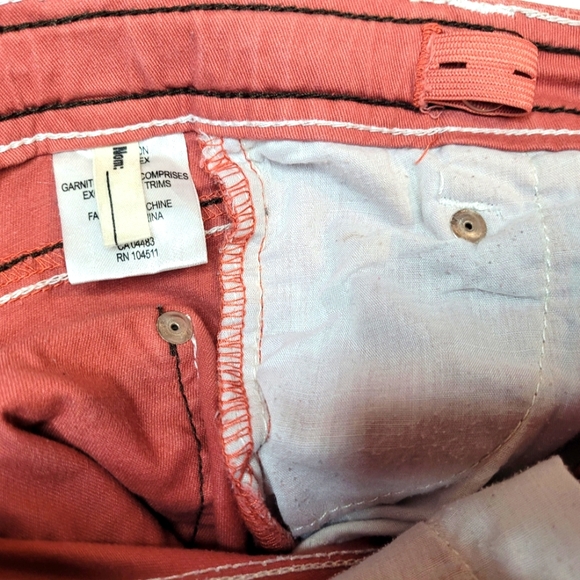 3Y Stylish Orange Jeans NWOT - Picture 6 of 7